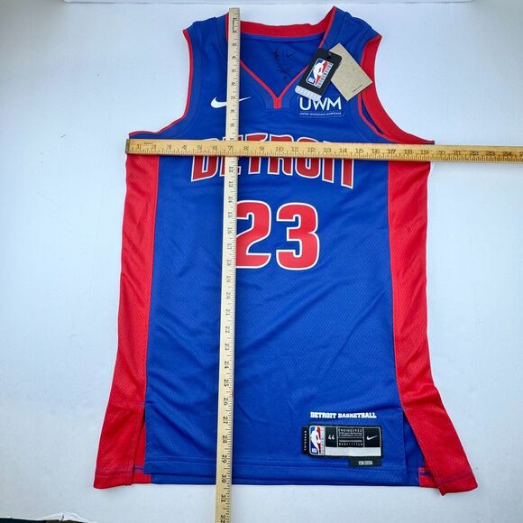 Nike Men’s Detroit Pistons NBA Swingman Jersey Medium 44 RANDALL #23 BER41117LN - Picture 2 of 6